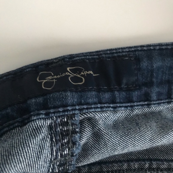 Jessica Simpson Regular Rise Blue Denim Jeans - Picture 12 of 16